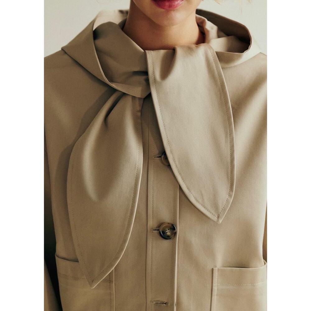 La Maille Sezane Paxton Jacket in Light Beige Size 36FR / US 4 / S✨ - Picture 3 of 12